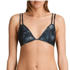 All Saints Bikini Black Top